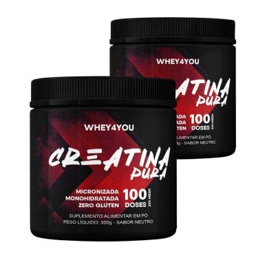 Imagem de Creatina Micronizada Monohidratada 100% Pura 600g Whey4You-Unissex