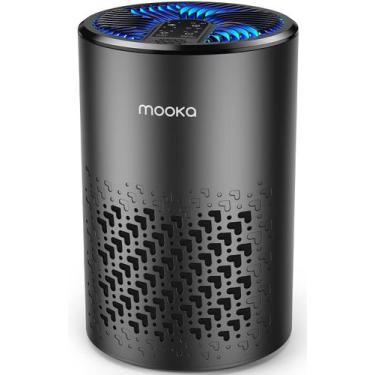 Imagem de Purificador de ar MOOKA HEPA para casa de quarto com fragrância preta