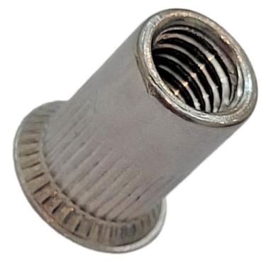 Imagem de Porca Repuxo Rebite Rosca M8 Inox Arrebite Aba Conica 150pçs - Sukira