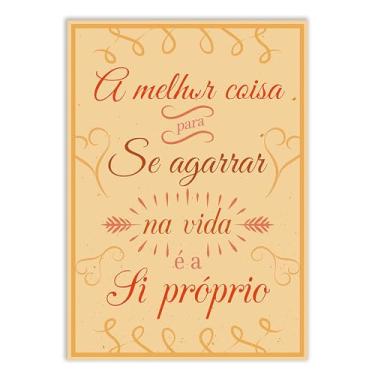 Imagem de Placa Decorativa Frases O Melhor Para Agradar Decoração Poster Quarto Sala