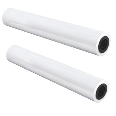 Imagem de Papel plotter de 61 cm x 1,27 m, 2 rolos de papel de formato amplo, rolos de engenharia Goefun de 7,6 cm em impressoras jato de tinta de grande formato