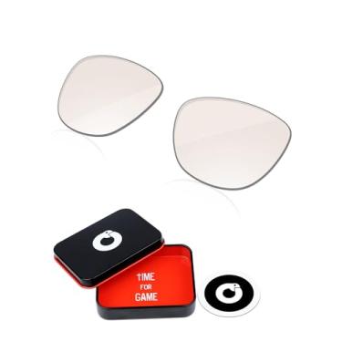 Imagem de OWORK Lentes de reposição de policarbonato para óculos de sol Ray-Ban Meta Skyler RW4010 52 mm - marrom fotocromático anti luz azul