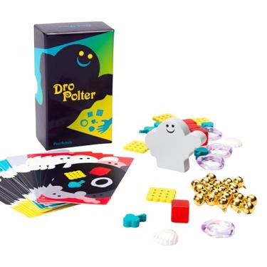 Imagem de DroPolter Board Game Fun Family Game for Kids & Adults - Fast-Paced Dexterity Challenge for 2-5 Players – Travel & Party Game - Ages 6+ 20 Minute PlaytimeL8