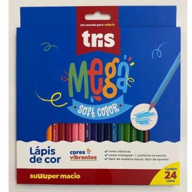 Imagem de Lápis De Cor  Tris  Mega Soft Color  24 Cores 678252