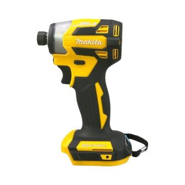 Imagem de Parafusadeira De Impacto Elétrica Sem Escovas 18V Makita DTD173 Ferram