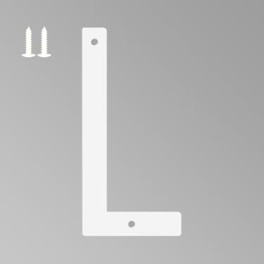 Imagem de Números de casa branca de 12 cm para uso externo, letras de metal para placas externas, letras de endereço de casa de alumínio antiferrugem para decoração de porta da frente, escritório e jardim