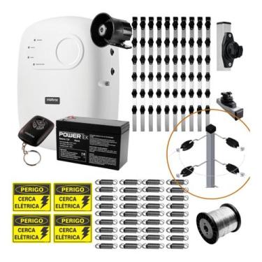Imagem de Kit Cerca Elétrica Industrial Intelbras Completo para 60 Metros com Ce