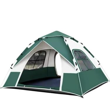 Imagem de Barraca de Camping Automática, 2x1,5x1,2m, Verde, Impermeável, 1-2 Pessoas