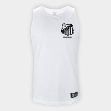 Imagem de Regata Santos 1962 Bi Mundial Retrômania Masculina, Branco, P