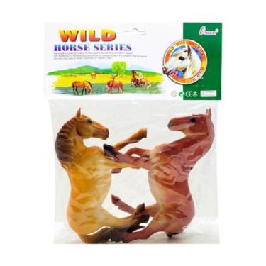 Imagem de Kit brinquedo animal Wild Horse Series Cavalo - Ausini