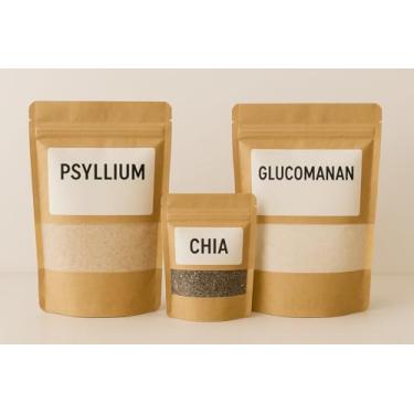 Imagem de Psyllium, Chia e Glucomanan