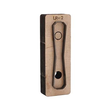Imagem de Molde de Corte de Metal de Couro, Perfurador de Couro, Bordas Limpas, Liga de Aço, Ferramenta de Corte de Couro Diy para Estampagem (LR-2)
