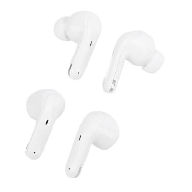Imagem de XUXHOU Fones de Ouvido Sem Fio, 4 Em 1 Fones de Ouvido Sem Fio HiFi Estéreo Redução de Ruído Com Estação de Carregamento de Exibição da Bateria para Música