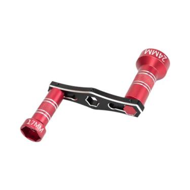 Imagem de YIJU Chave de roda RC 17 mm 24 mm ferramenta de reparo sobressalente para carro de hobby RC escala 1:8 1:10, Vermelho