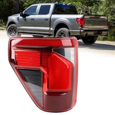 Imagem de KAMDKI Conjunto de luz traseira de halogênio LH adequado para Ford F150 XL/XLT/STX/Tremor 2024 2025 com ponto cego sem módulo lado esquerdo do motorista RL3Z-13405-C RL3413B505BD