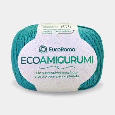 Imagem de Linha Ecoamigurumi Novelo 254 Metros 516TEX Euroroma Fio 8/7, 810 Verd