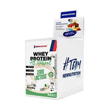 Imagem de Whey Protein Zero Lactose All Natural - 10 Sachês 30g Baunilha - NewNutrition