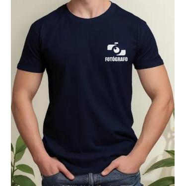 Imagem de Camiseta Camisa Feminina Masculina Algodão Uniforme Profissional Traba