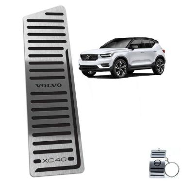 Imagem de Descanso de Pé Em Aço Inox Preto Volvo XC40 2018 A 2020