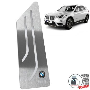 Imagem de Descanso De Pé Em Aço Inox Bmw X1 2016 a 2020 Prata