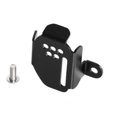 Imagem de Tampa do reservatório do tanque de fluido de freio traseiro Monkey compatível com Monkey 125 DAX 125 ST125 2018-2024 Acessórios de motocicleta Protetor de tanque de freio (preto)