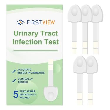 Imagem de FIRSTVIEW Tiras De Teste De Itu, Tiras De Teste De Infecção Do Trato Urinário Para Mulheres, Homens E Crianças Para Itu E Bexiga, Detectam Leucócitos E Nitritos, Resultados Em 2 Minutos, Design De