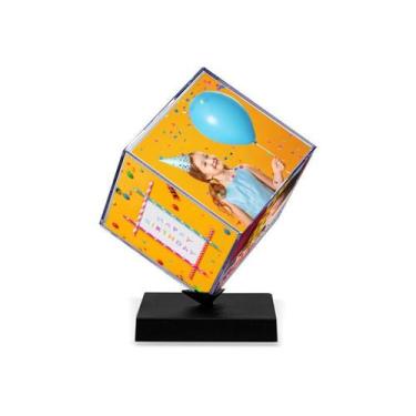Imagem de Foto Cubo Giratório Mini de Acrílico - 1 Unid - Neilson