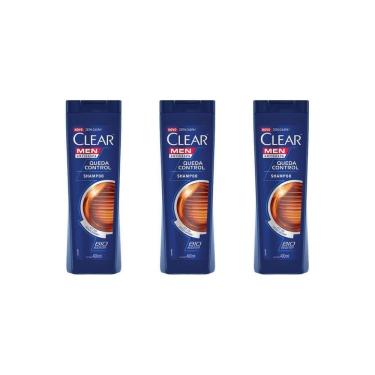 Imagem de Shampoo Clear 400Ml Queda Control - Kit Com 3Un