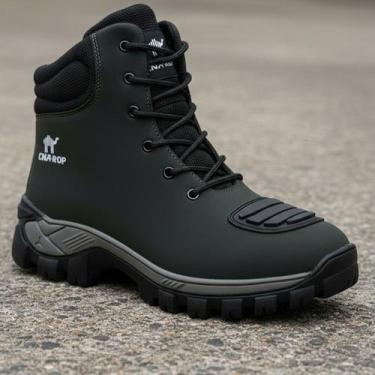 Imagem de Coturno Adventure Masculino Militar Impermeável Tratorado Confortável 