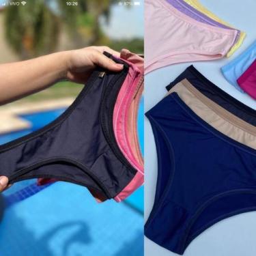 Imagem de Kit 10 Calcinhas Femininas Microfibra - Scandallingerie, M