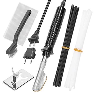 Imagem de Tomshin Dispositivo de soldagem de plásticos, prático, ferramentas de garagem, máquina de reparo de pvc, ferramenta de reparo de para-choques de carro, grampeador quente, ferramenta de alisamento de p