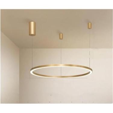 Imagem de Lustre LED Lustre de Teto Lâmpada de Luz Compatível com Sala de Estar Quarto Moderno LED Grande Lustre Iluminação Lustre Luminária Luminária