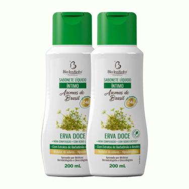 Imagem de 2 UNDs Sabonete Íntimo Líquido ERVA DOCE Bio Instinto 400 ml  Redutor 