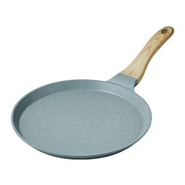 Imagem de Frigideira para grelhar, durável, antiaderente, frigideira, ovo, panqueca para pratos de cozinha, omelete, indução, panela de indução, cabo (cor: Tamanho A: 24 cm) (A 28 cm)
