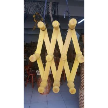 Imagem de Cabide sanfonados de madeira - Loja do Hippie