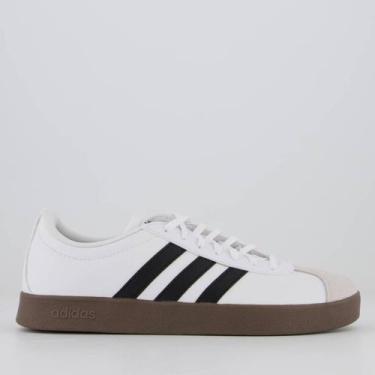 Imagem de Tênis Adidas VL Court Base Branco e Cinza, 41