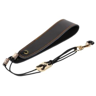 Imagem de Correia Ajustável de Pescoço para Saxofone Soprano e Alto, Preta