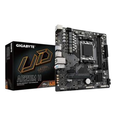 Imagem de Placa Mãe Gigabyte A620M H, DDR5, mATX, AM5, M.2 NVME, Displayport/HDMI