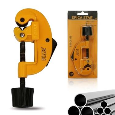 Imagem de Cortador de Tubos EPICA STAR EP-30646 - Para Tubos de 3-28mm, Cobre, Alumínio e Aço Inox, Corte Preciso sem Rebarbas para Encanamento e Refrigeração