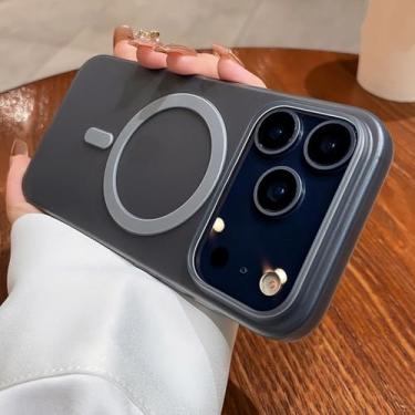 Imagem de Capa fina fosca ultrafina de PC para homens e mulheres para iPhone 17 Pro Max 17 Air com carregamento sem fio para iPhone 16 15 Pro