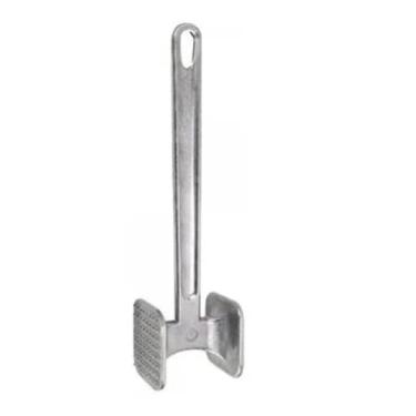 Imagem de Martelo Amaciador de Carne, Alumínio e Aço Inoxidável, Dupla Face.