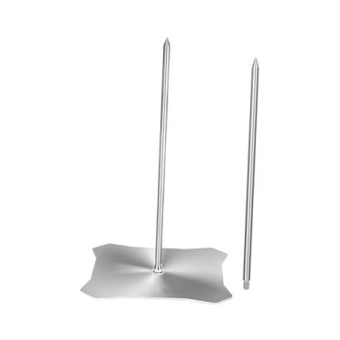 Imagem de Generic Espeto vertical para grelha de carne, espeto de 9 polegadas e 11,5 polegadas, grelha para churrasco brasileiro, suporte para de churrasco para forno