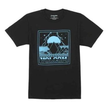 Imagem de Camiseta Volcom Remote Viewer Preta-Masculino
