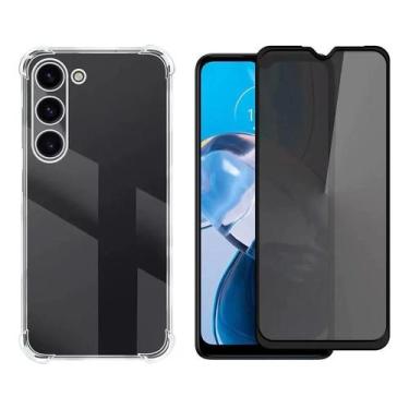 Imagem de Capa Case Capinha Anti Impacto Para Galaxy A16 e Película 3D Privacida