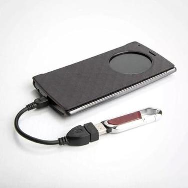 Imagem de Kit 03 Adaptador Conversor OTG Micro USB V8 para USB A Femea OTG transferência de dados fotos vídeo música