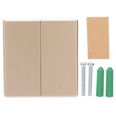 Imagem de Hyuduo Interruptor de Controle Remoto Sem Fio, Controlador de Interruptor de Luz Montado na Parede, Sem Energia Externa Necessária, Bateria de Sensor Incluída, Aplicações Amplas,