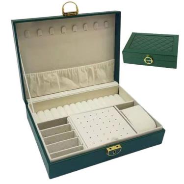 Imagem de Porta Joias Brinco Cordao Anel Relogio Pulseira Caixa Estojo Acessorio