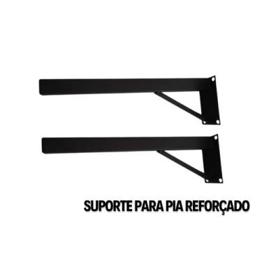 Imagem de Suporte para granito Pia parafusar Grapa Mão francesa de 50 cm super r