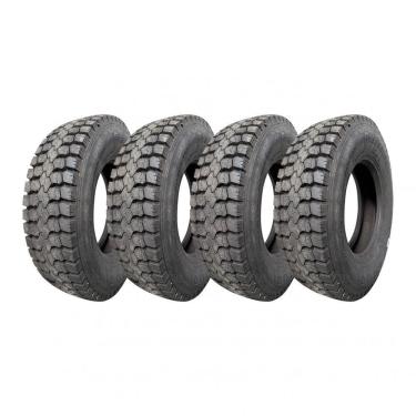 Imagem de Kit 4 Pneus Bransales Aro 17,5 235/75R17,5 BRD01 18 Lonas 143/141J Borrachudo
