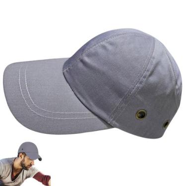 Imagem de Bone com Capacete EPI Obra Segurança Casquete Trabalho Construçao Ofic